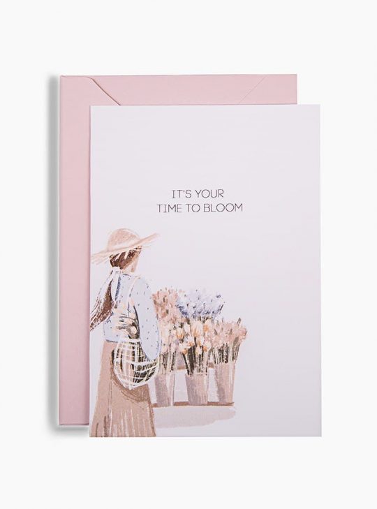card time to bloom