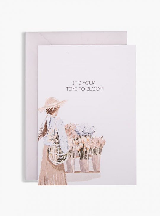 card time to bloom