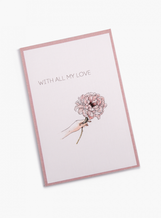 Открытка With All My Love» #1