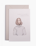 Открытка there is a word inside of me