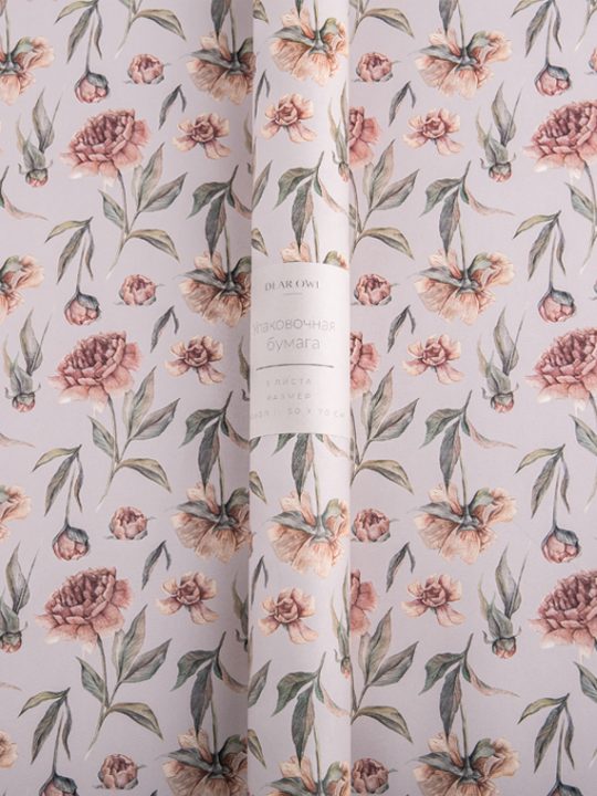 Упаковочная бумага Peony 3 1