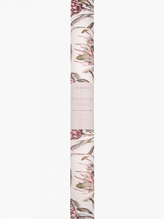 Wrapping paper Protea